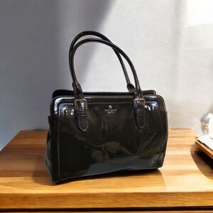 Kate Spade Carlisle street Miles black Patton leather bag NWOT